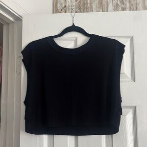 Altard State Black Women's Top (Open/Cutout back)